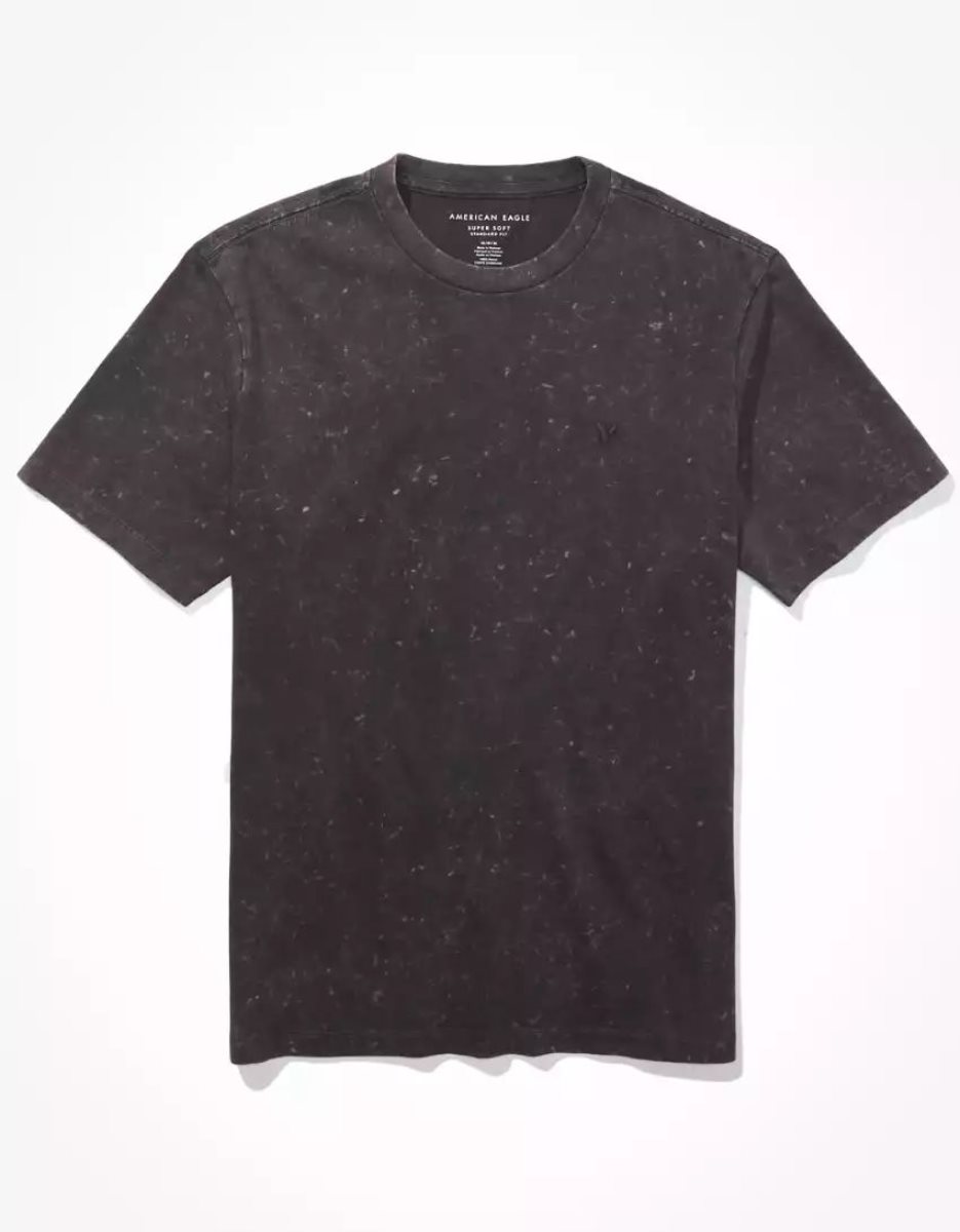 T Shirts American Eagle AE Super Soft Washed Multicolore Homme | DGH-26520185